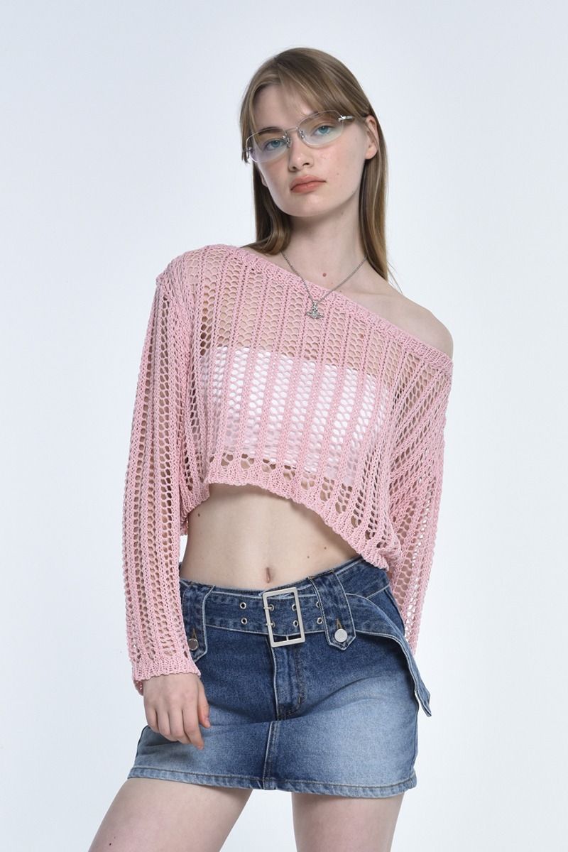 net knit (pink)